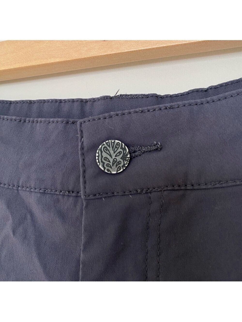 Prana Monarch Convertible Pants Grey Sz 12 Short Inseam - Picture 9 of 16